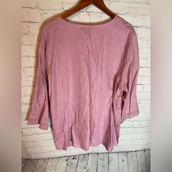 Marisa Christina Linen Top Size 1X NWT - Picture 11 of 11